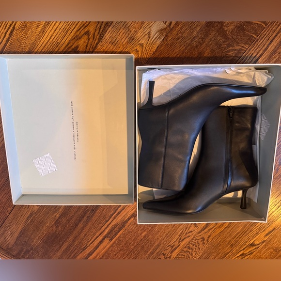 Tony Bianco Quincy Black Nappa Boots NEW - Picture 9 of 16